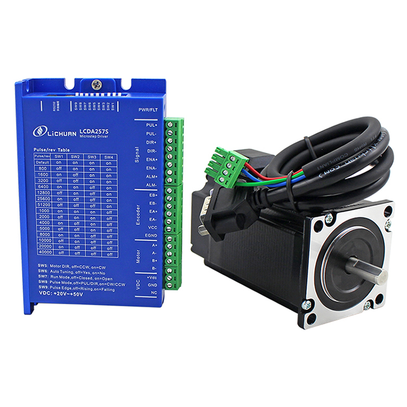Nema 23 Closed Loop Stepper Motor Driver Kit - ขายดี! ชุดไดรเวอร์มอเตอร์สเต็ปเปอร์ CNC 2nm รุ่น LCDA257S