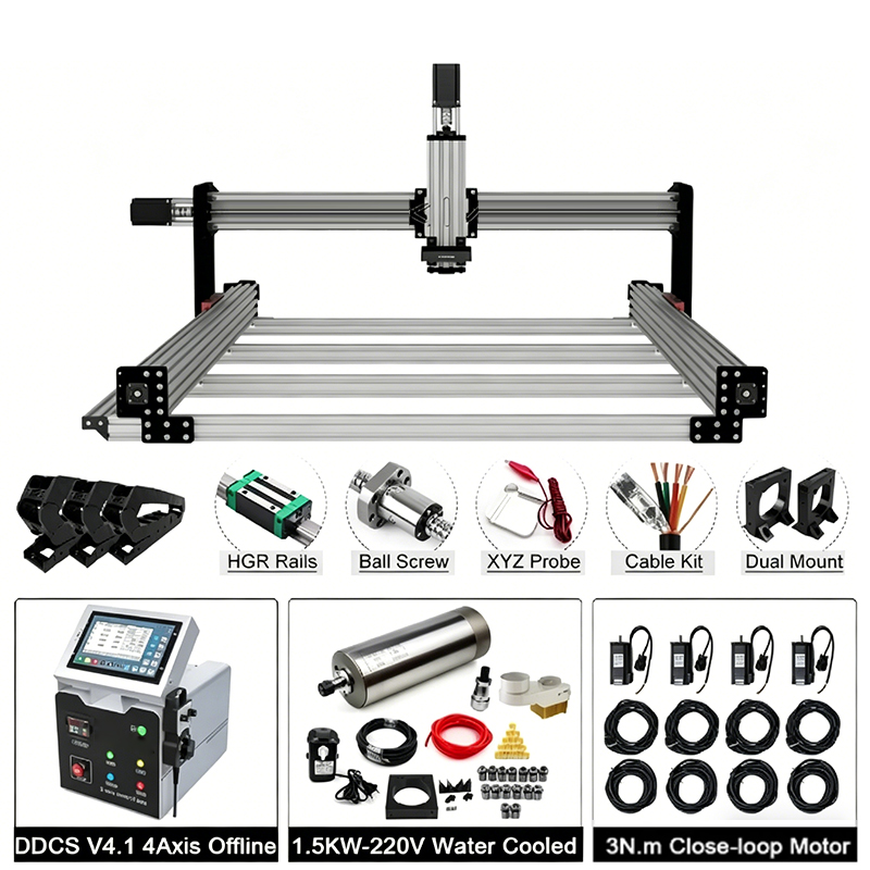 Ddcs V4.1 4 Axis Cnc Offline Controller - DDCS V4.1 ระบบควบคุมออฟไลน์ 4 แกนสำหรับเครื่องแกะสลัก CNC