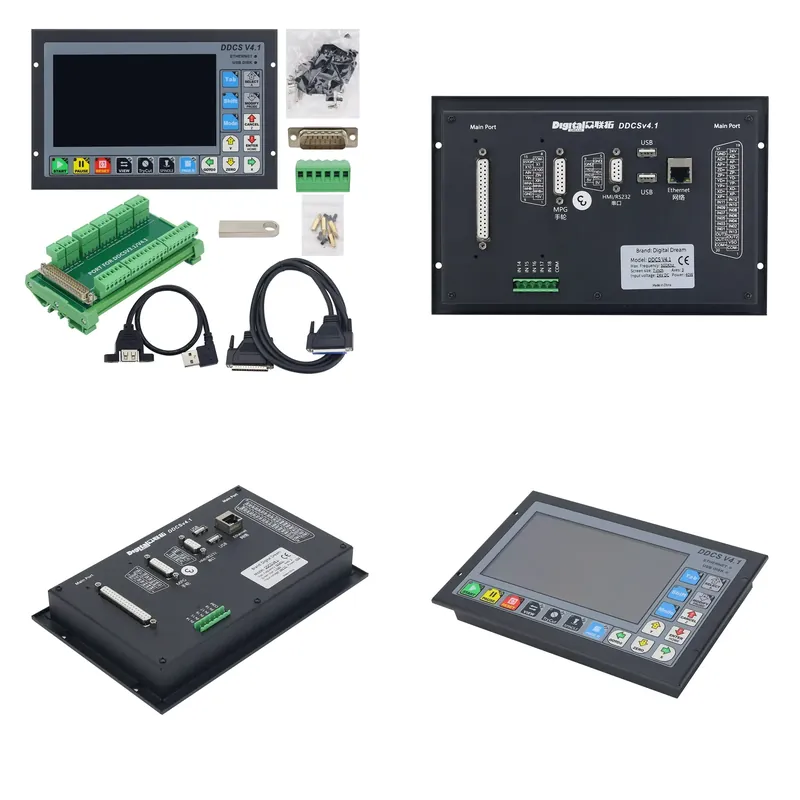 Ddcs V4.1 4 Axis Cnc Offline Controller - DDCS-V4.1 ตัวควบคุมการเคลื่อนที่แบบสแตนด์อโลน 3 แกน/4 แกน รองรับการควบคุมแบบออฟไลน์