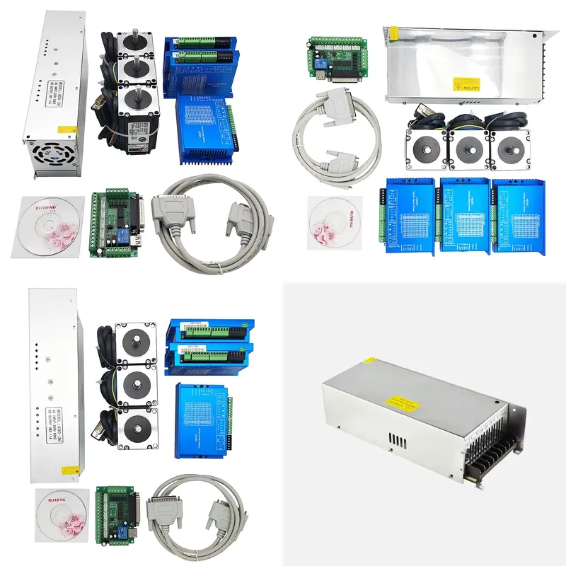 Nema 23 Closed Loop Stepper Motor Driver Kit - ชุดมอเตอร์เซอร์โว CNC 3 แกน 2N.m Nema23