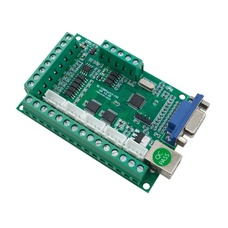 5 Axis Cnc Breakout Board Interface Mach3 - 1 ชิ้น บอร์ดควบคุม บอร์ดแยกสัญญาณ CNC USB