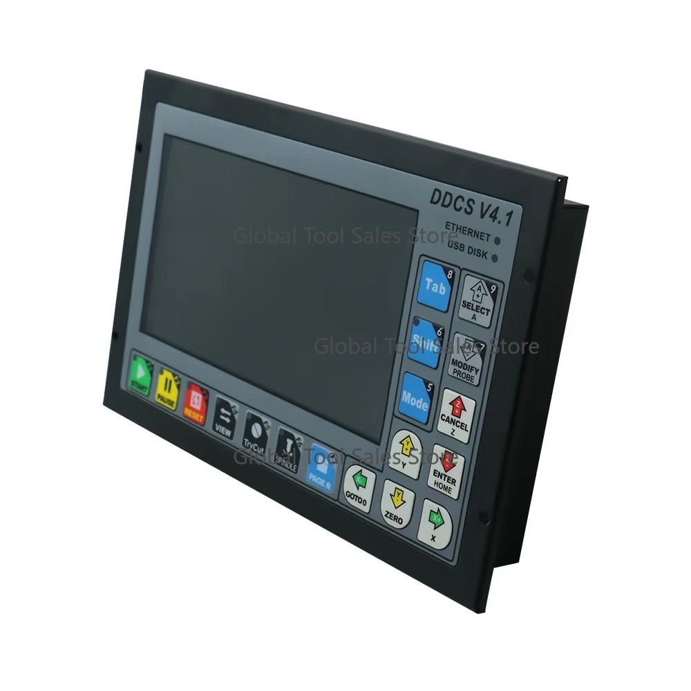 Ddcs V4.1 4 Axis Cnc Offline Controller - ตัวควบคุมการเคลื่อนที่แบบสแตนด์อโลน 4 แกน DDCS-V4.1 ตัวควบคุมแบบออฟไลน์ รองรับอินเทอร์เฟซตัวควบคุม