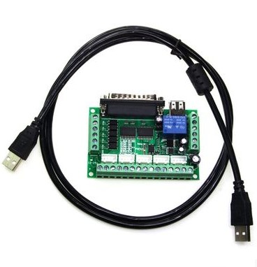 5 Axis Cnc Breakout Board Interface Mach3 - 1 pcs ใหม่อินเทอร์เฟซ MACH3 5 แกน
