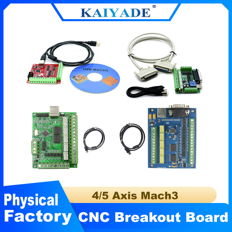 Mach3 Usb Cnc Controller 4 Axis 100Khz - ตัวควบคุม CNC ระบบ MACH3 4 แกน