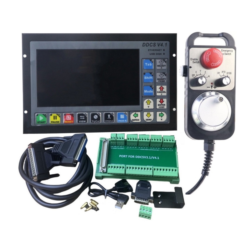 Ddcs V4.1 4 Axis Cnc Offline Controller - ชุดควบคุมการเคลื่อนที่ CNC รุ่น DDCSV4.1 แบบ 3/4