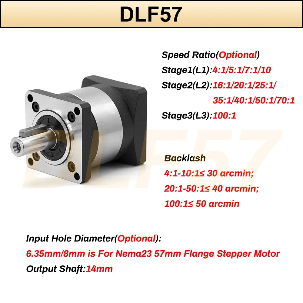 ชุดเกียร์ทดรอบแบบดาวเคราะห์ขนา - Planetary Gearbox Reducer Nema 23 34 บทวิจารณ์และราคา