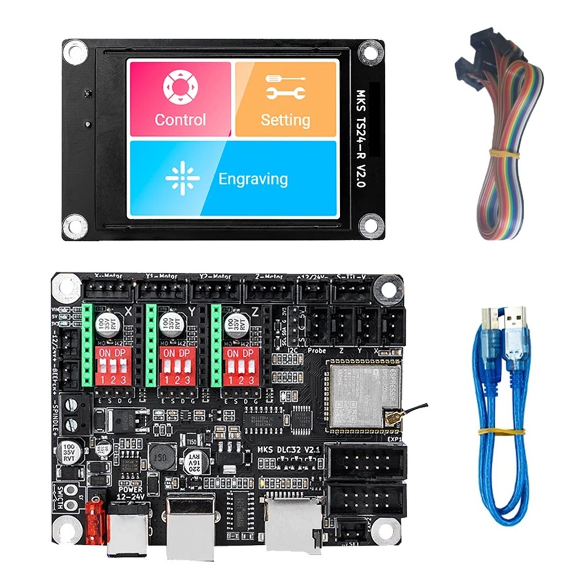 [ชุดคุ้มค่า] บอร์ดควบคุมออฟไลน - Grbl 32 Bit Control Board Offline Display บทวิจารณ์และราคา