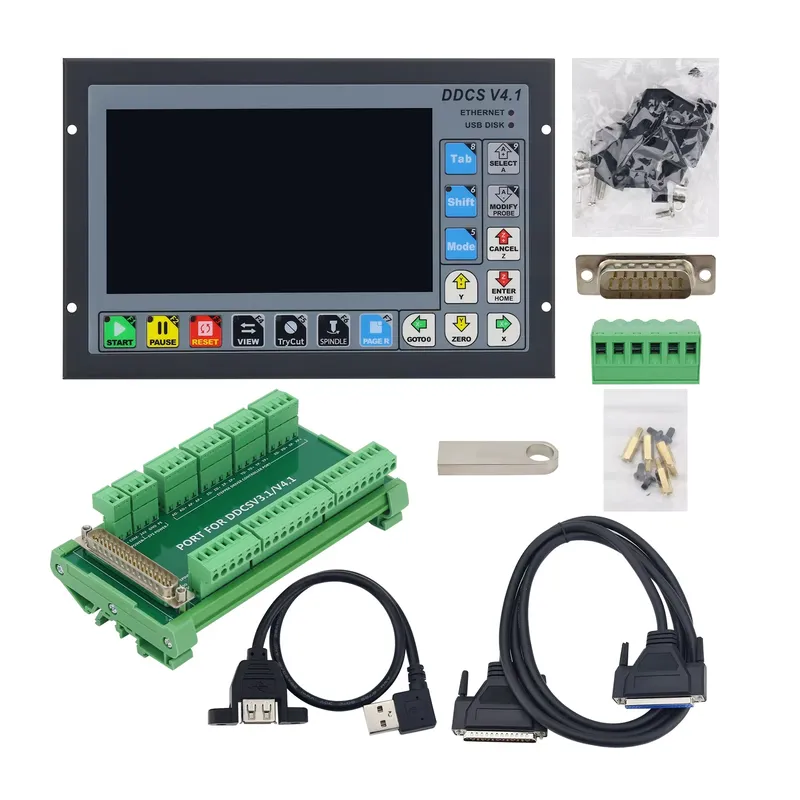 DDCS-V4.1 ตัวควบคุมการเคลื่อนท - Ddcs V4.1 4 Axis Cnc Offline Controller บทวิจารณ์และราคา
