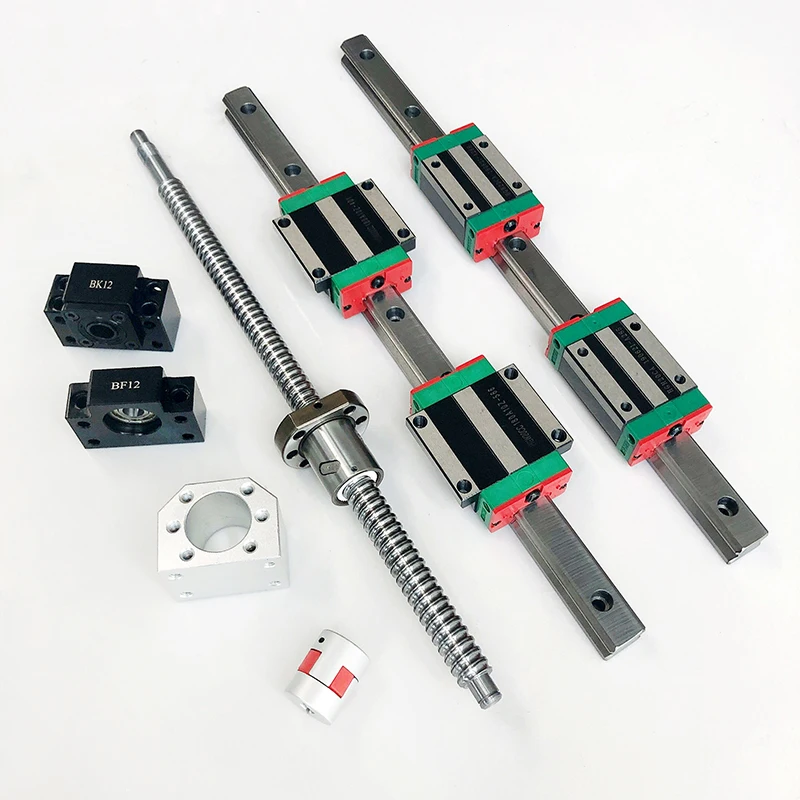 รางเลื่อนแบบเส้นตรง HGR20 HGR1 - Hgr20 Linear Guide Rail Ballscrew Set บทวิจารณ์และราคา