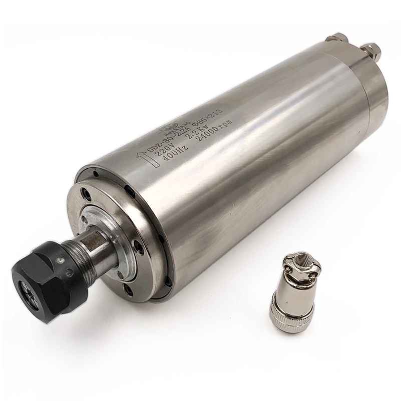 ชุดแกนมอเตอร์ CNC ระบายความร้อ - Air Cooled 1.5Kw Spindle Motor Inverter 110V บทวิจารณ์และราคา