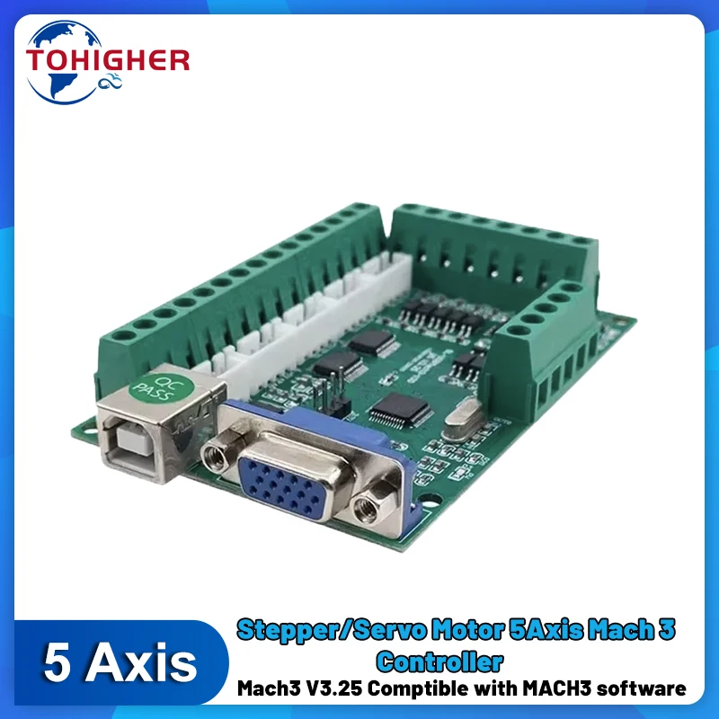 5 แกนบอร์ดอินเทอร์เฟซ Mach3 Br - 5 Axis Cnc Breakout Board Interface Mach3 บทวิจารณ์และราคา