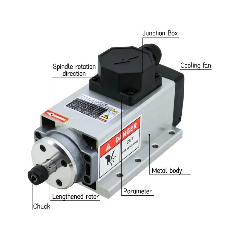 มอเตอร์แกนมอเตอร์เครื่องกัด 2. - Er20 Collet Chuck Spindle Motor 220V บทวิจารณ์และราคา