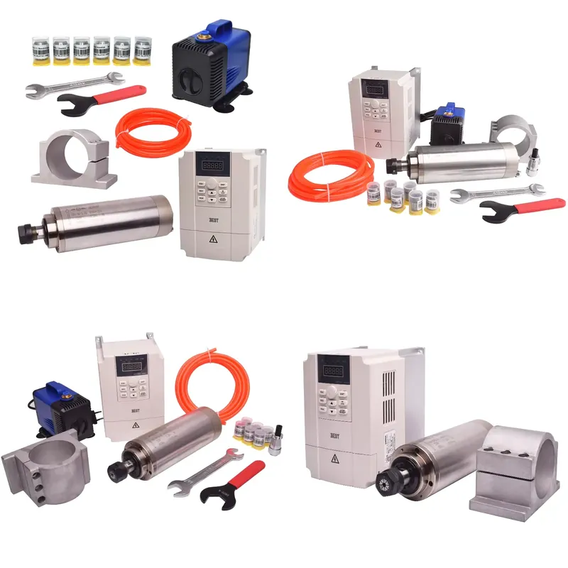 ชุดสปินเดิลระบายความร้อนด้วยน้ - 2.2Kw Water Cooled Spindle Kit Vfd บทวิจารณ์และราคา