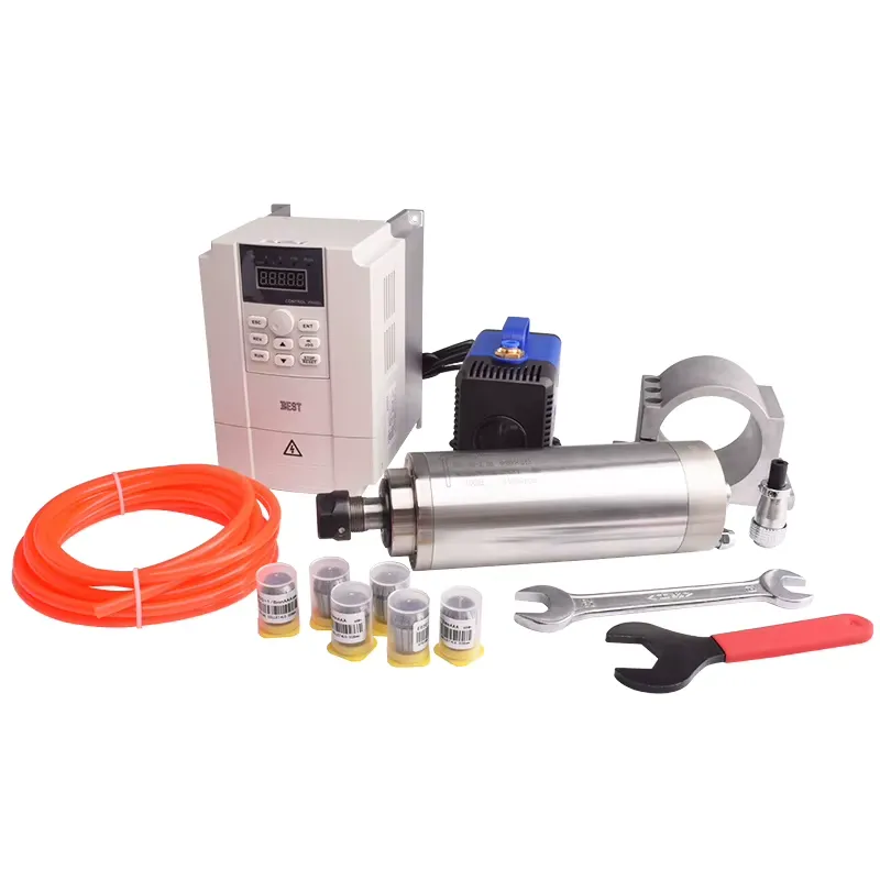 ชุดสปินเดิลระบายความร้อนด้วยน้ - 2.2Kw Water Cooled Spindle Kit Vfd บทวิจารณ์และราคา