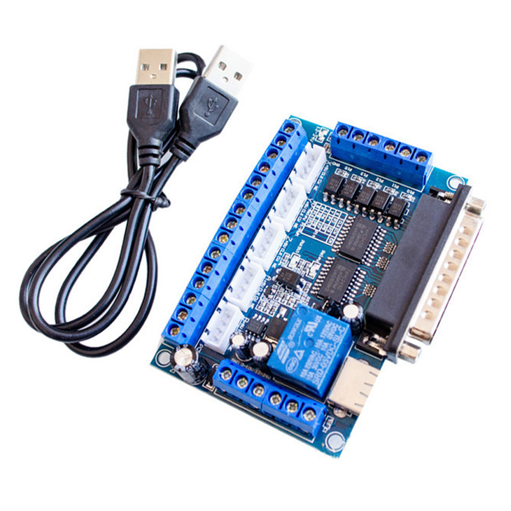 อะแดปเตอร์เชื่อมต่อ CNC 5 แกน  - 5 Axis Cnc Breakout Board Interface Mach3 บทวิจารณ์และราคา