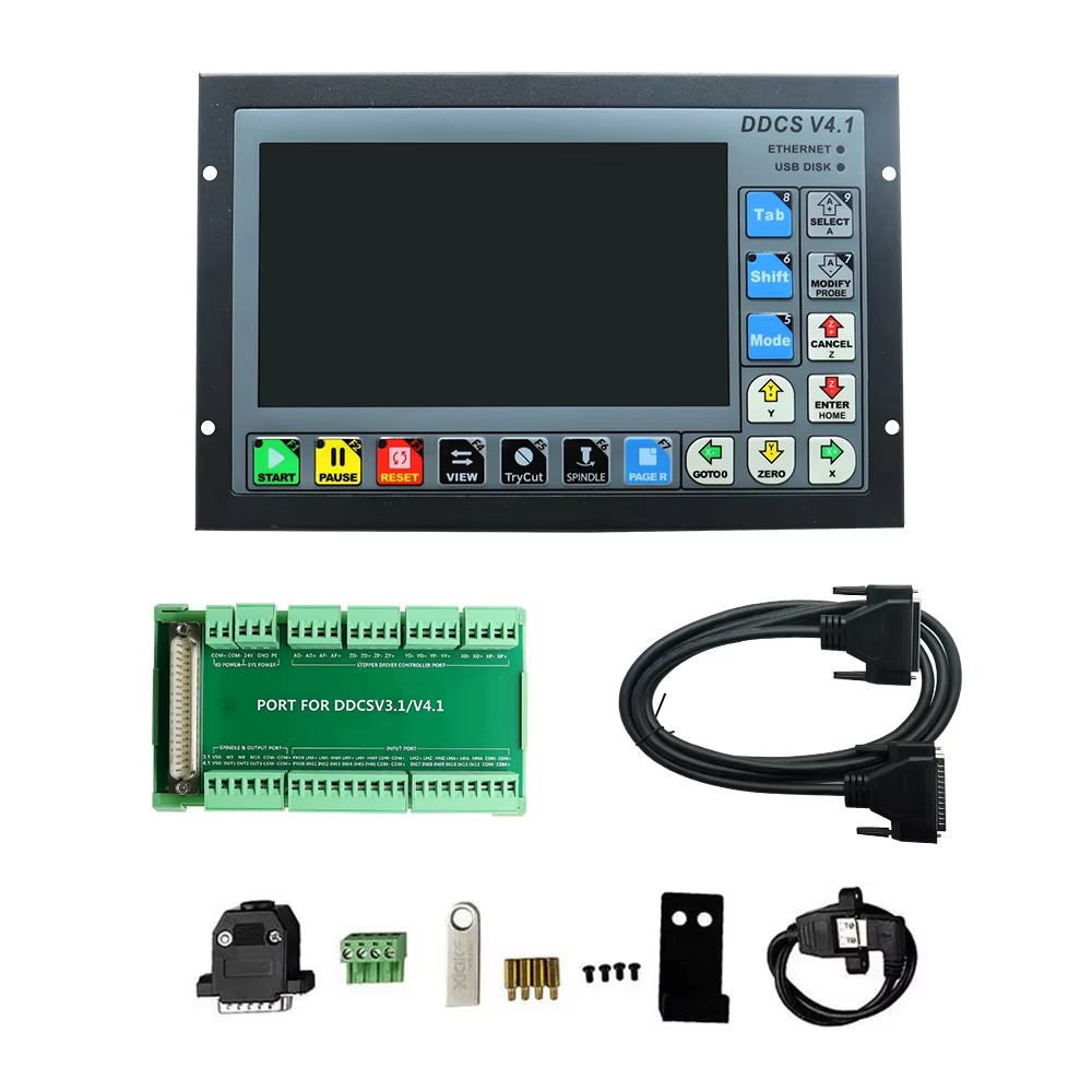 ตัวควบคุมการเคลื่อนที่แบบสแตนด - Ddcs V4.1 4 Axis Cnc Offline Controller บทวิจารณ์และราคา