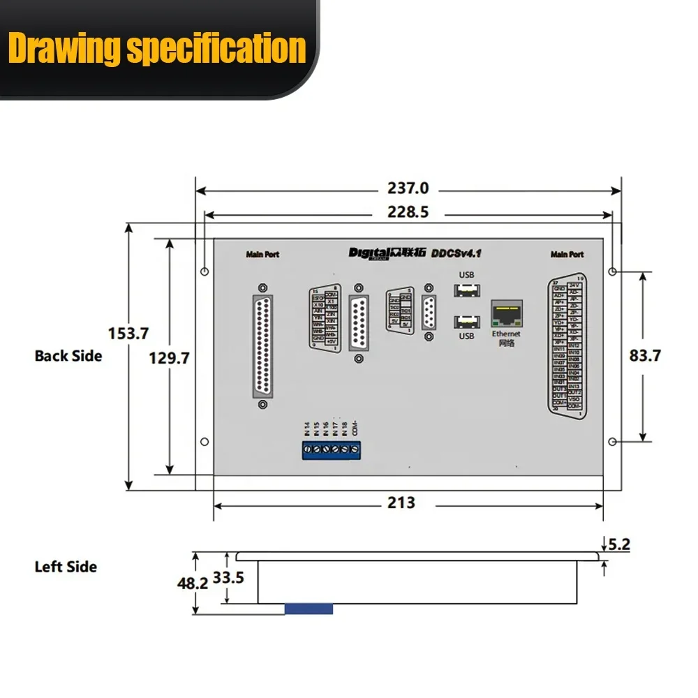 คอนโทรลเลอร์ CNC รุ่นใหม่ล่าสุ - Ddcs V4.1 4 Axis Cnc Offline Controller บทวิจารณ์และราคา