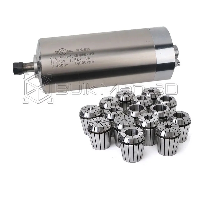 มอเตอร์สปินเดิลระบายความร้อนด้ - Er20 Collet Chuck Spindle Motor 220V บทวิจารณ์และราคา