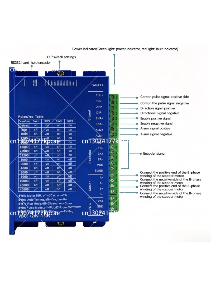 มอเตอร์สเต็ปเปอร์แบบวงปิด 2 เฟ - Nema 23 Closed Loop Stepper Motor Driver Kit บทวิจารณ์และราคา