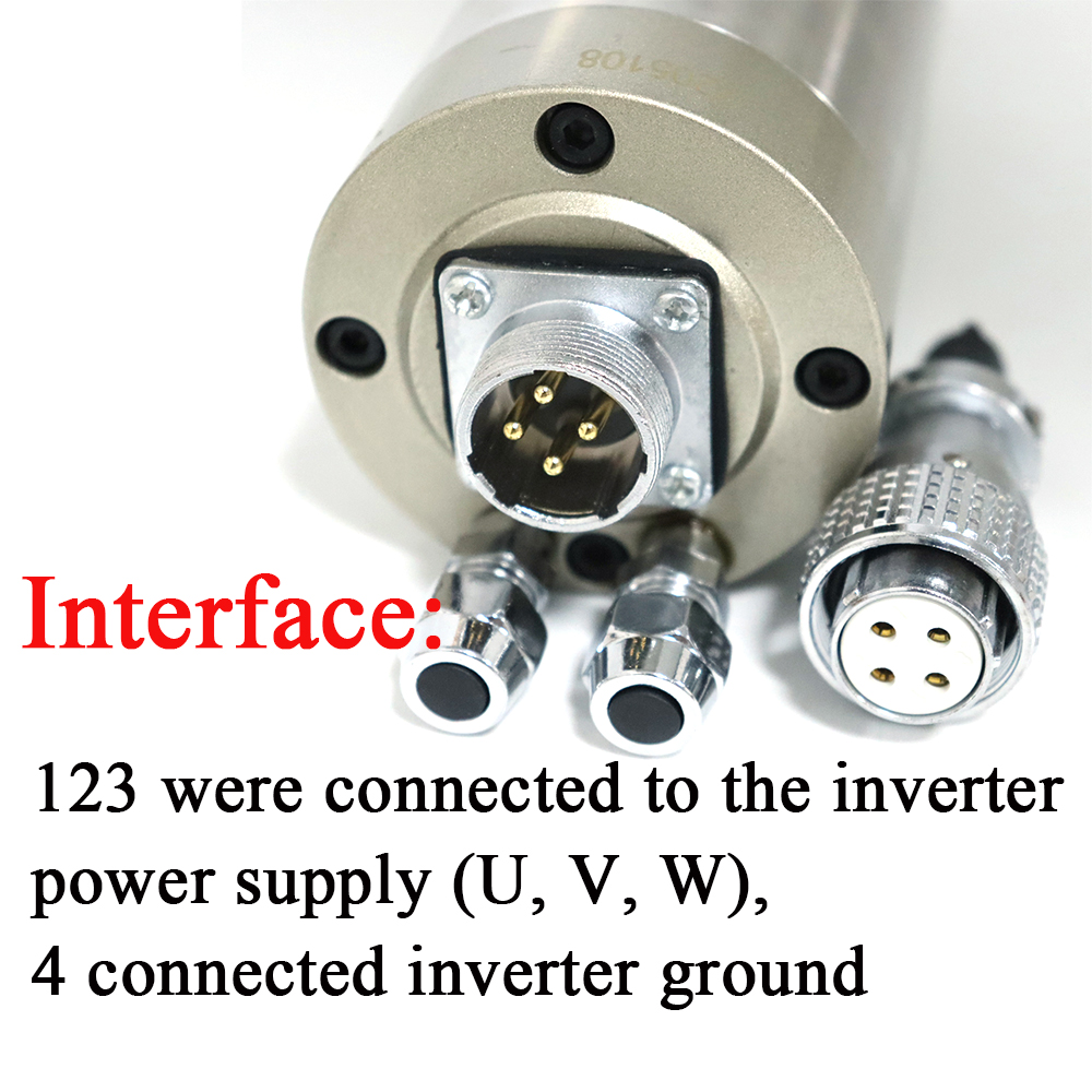 กันน้ําระบายความร้อนด้วยน้ํา C - 2.2Kw Water Cooled Spindle Kit Vfd บทวิจารณ์และราคา
