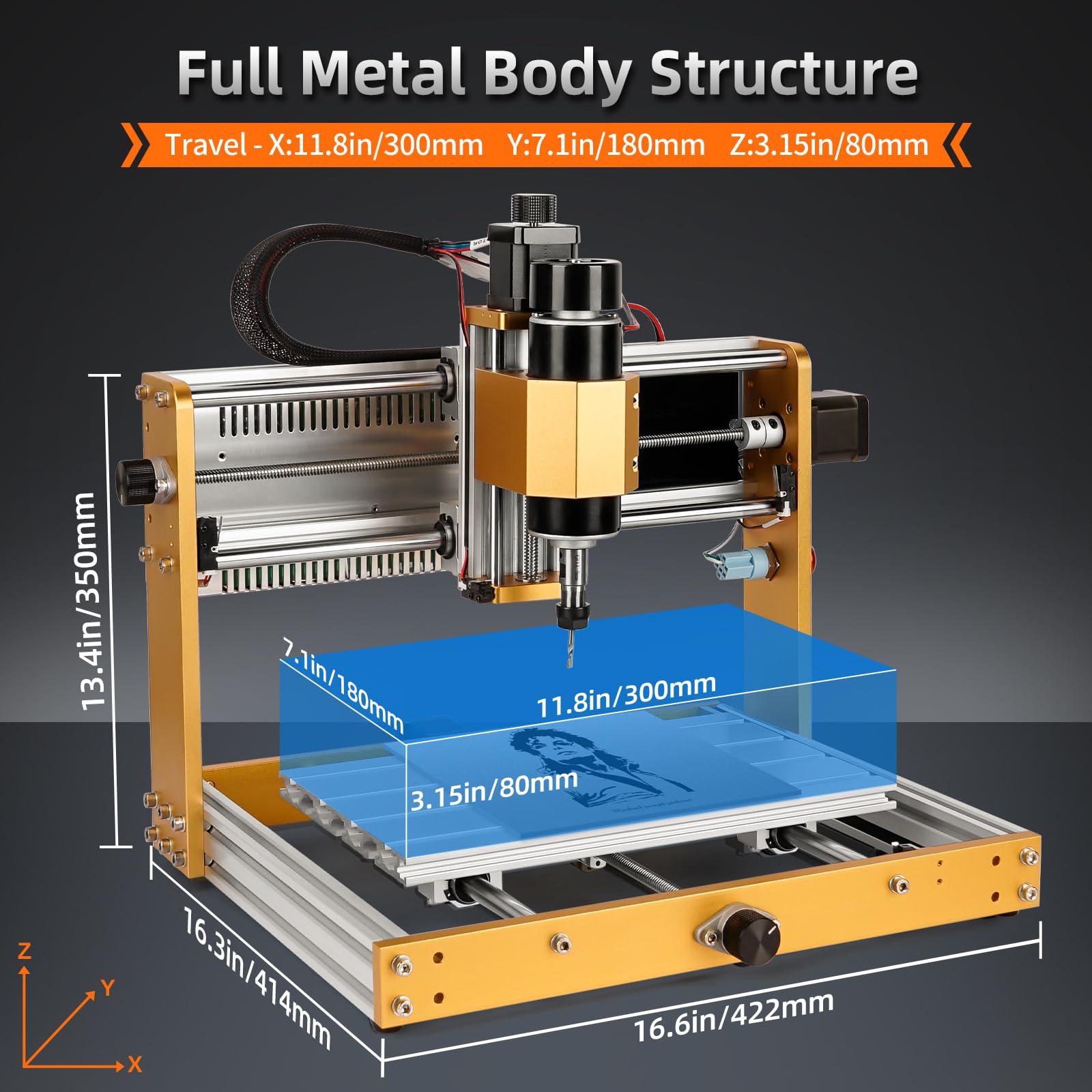 เครื่องแกะสลักไม้ LUNYEE CNC 3 - Cnc 3018 Pro Max Metal บทวิจารณ์และราคา