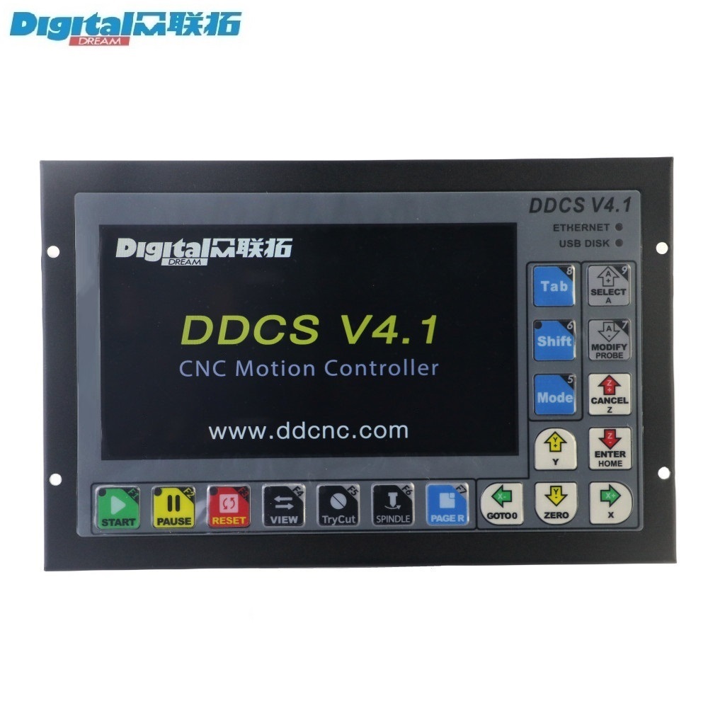 ชุดควบคุมการเคลื่อนที่ CNC รุ่ - Ddcs V4.1 4 Axis Cnc Offline Controller บทวิจารณ์และราคา