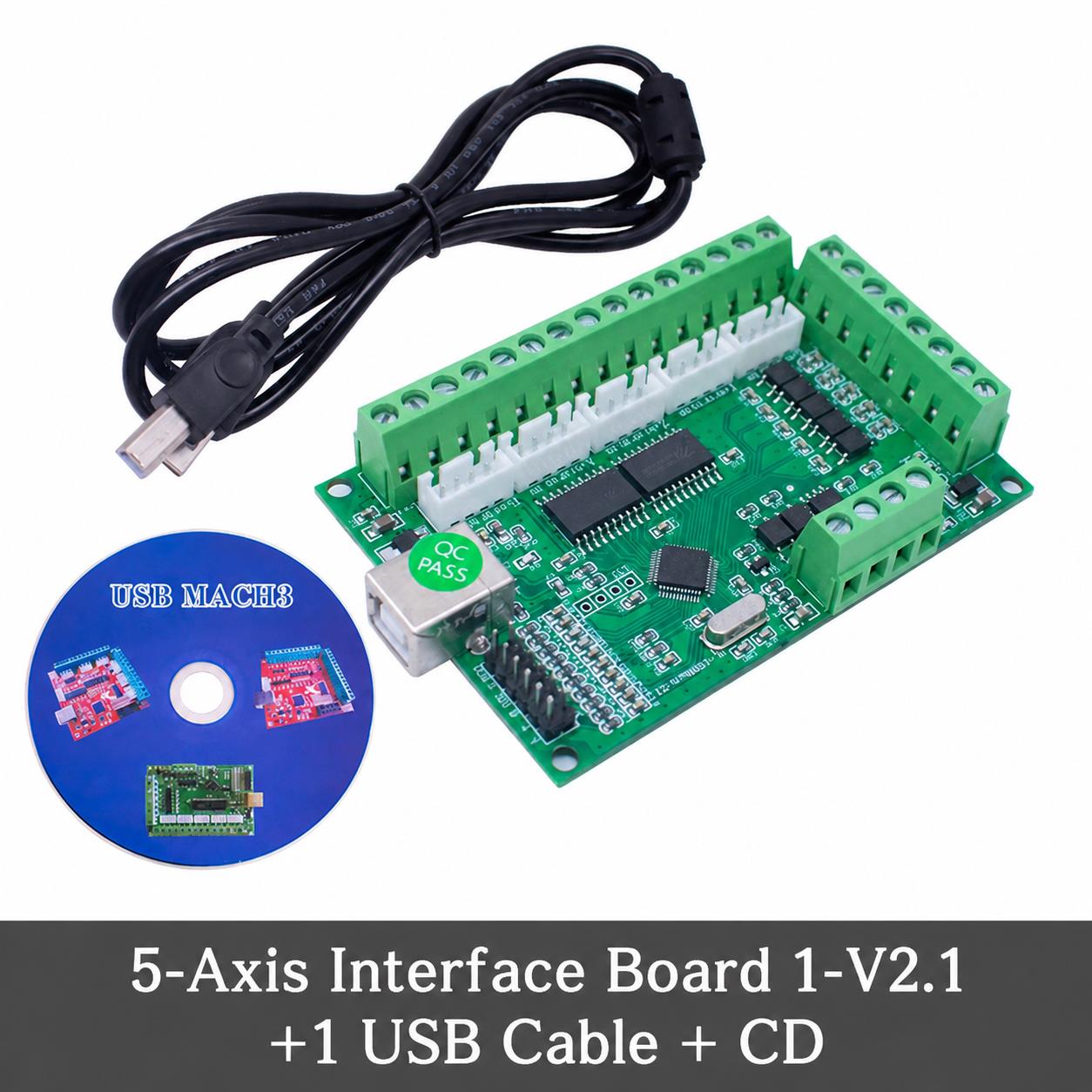 บอร์ดไดรเวอร์ CNC MACH3 5 แกน  - 5 Axis Cnc Breakout Board Interface Mach3 บทวิจารณ์และราคา